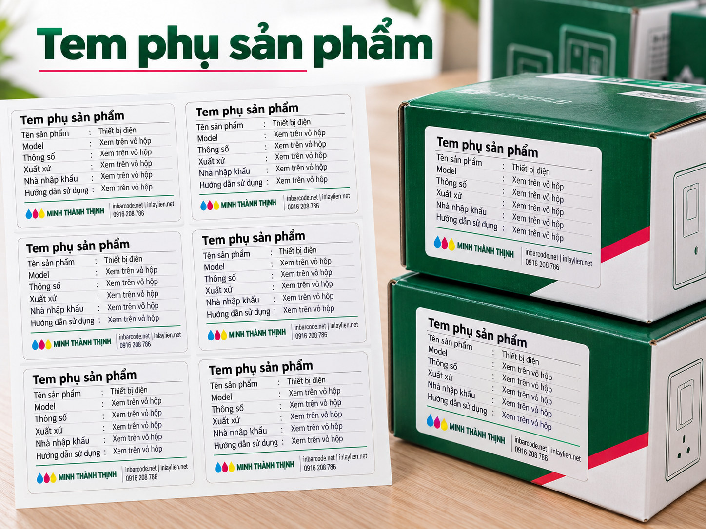 Tem phụ hộp thiết bị điện – Minh Thành Thịnh