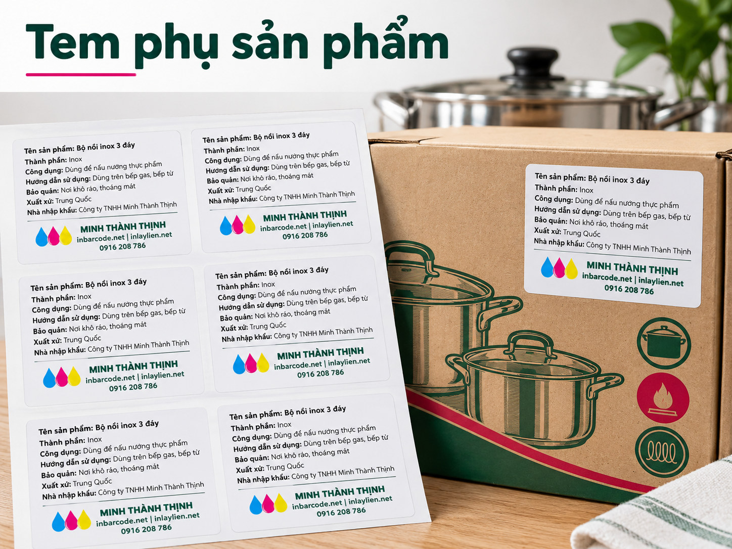 Tem phụ hộp đồ gia dụng – Minh Thành Thịnh